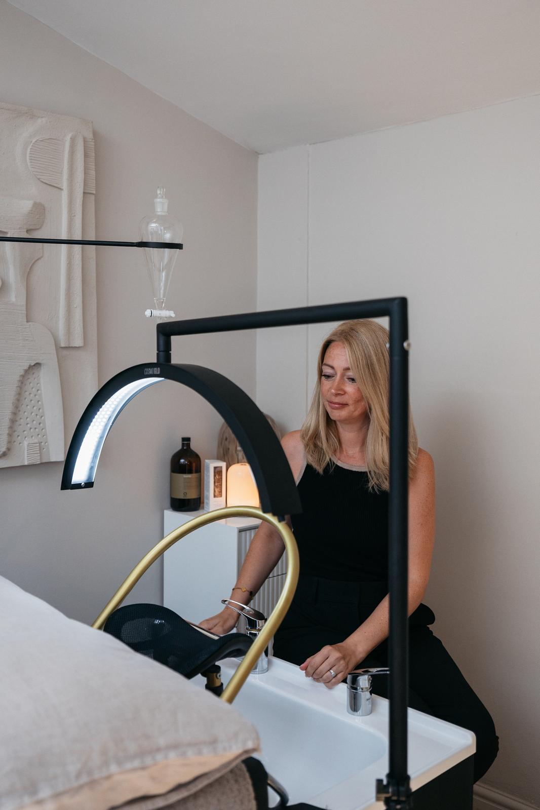 Beauty therapy room and bed