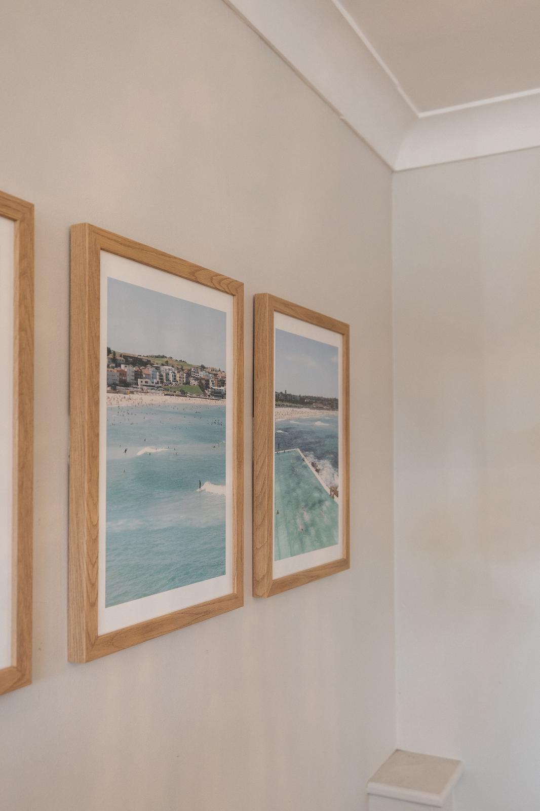 Pictures in frame on wall for Ivy Grace hair and beauty parlour