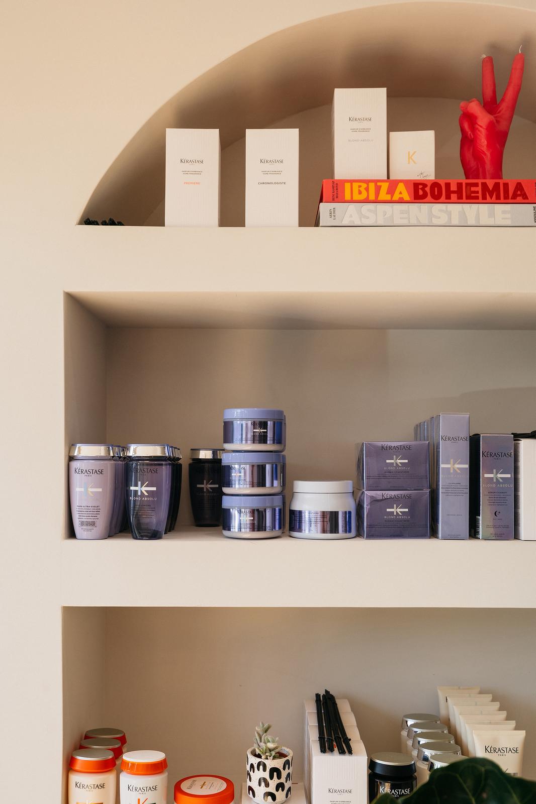Beauty treatment products at Ivy Grace Hair and Beauty spa